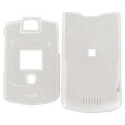 Wireless Emporium, Inc. Motorola V3i/V3r/V3t White Snap-On Protector Case Faceplate
