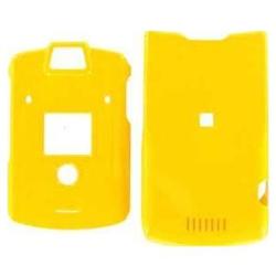 Wireless Emporium, Inc. Motorola V3i/V3r/V3t Yellow Snap-On Protector Case Faceplate