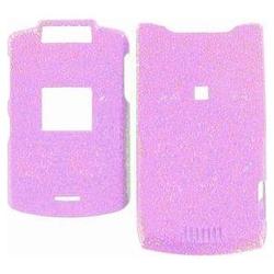 Wireless Emporium, Inc. Motorola V3xx Magenta Glitter Snap-On Protector Case Faceplate
