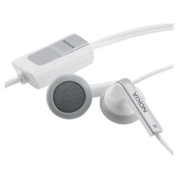 Eforcity NOKIA E62 White OEM HS-47 Hands-Free Stereo Headset with Switch for Nokia E62