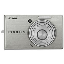 Nikon Coolpix S510 Digital Camera - Silver - 8.1 Megapixel - 16:9 - 4x Digital Zoom - 2.5 Active Matrix TFT Color LCD