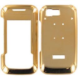 Wireless Emporium, Inc. Nokia 5300 Chrome Gold Snap-On Protector Case Faceplate