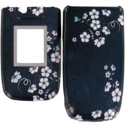 Wireless Emporium, Inc. Nokia 6133/6131/6126 Blue w/White Flowers Snap-On Protector Case Faceplate