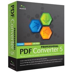 NUANCE COMMUNICATIONS Nuance PDF Converter v.5.0 Professional - PC (M109A-K00-5.0)