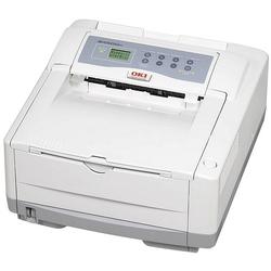 OKIDATA Oki B4500N Laser Printer - Monochrome Laser - 24 ppm Mono - 600 x 2400 dpi - USB, Parallel - Ethernet - PC, Mac