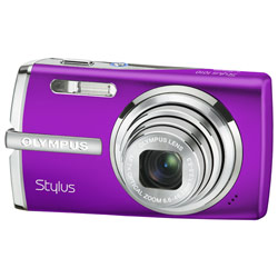 OLYMPUS AMERICA Olympus Stylus 1010 Compact Camera with 10 Megapixel, 7x Optical Zoom & 2.7 HyperCrystal LCD - Purple
