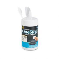 Read Right/Advantus Corporation OneStep® Screen Cleaner Pop Up Wipes, Tub of 75 Pop Up Wipes (REARR1409)