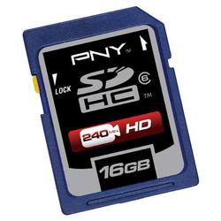 PNY MEMORY PNY 16GB Secure Digital High Capacity (SDHC) Card - (Class 6) - 16 GB