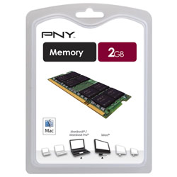 PNY MEMORY PNY 2GB DDR2 SDRAM Memory Module - 2GB (1 x 2GB) - 667MHz DDR2-667/PC2-5300 - DDR2 SDRAM - 200-pin SoDIMM