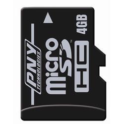 PNY MEMORY PNY 4GB microSDHC Card - 4 GB