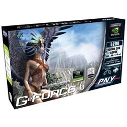 PNY Technologies PNY GeForce 6200 Graphics Card - nVIDIA GeForce 6200 350MHz - 256MB DDR2 SDRAM (VCG62256AWB-LP)