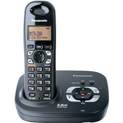 Panasonic KX-TG4321B 5.8 GHz Expandable Digital Cordless Phone - 1 x Phone Line(s) - Black