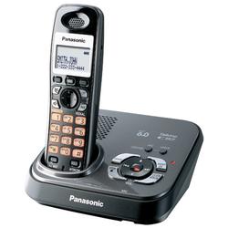 Panasonic KX-TG9331T Cordless Phone - 1 x Phone Line(s) - Black, Metallic