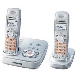 Panasonic KX-TG9332S DECT 6.0 Expandable Digital Cordless Phone - 1 x Phone Line(s) - Silver