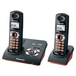 Panasonic KX-TG9372B Expandable Digital Cordless Phone - 1 x Phone Line(s) - Black