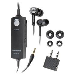 Panasonic RP-HC30-K Noise Cancelling Earphone - - Stereo - Black