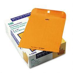 Quality Park Products Park Ridge™ Kraft Clasp Envelopes, 9 x 12, 100/Box (QUA43090)