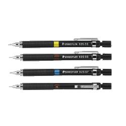 Staedtler, Inc. Pencil, Drafting, Rubber Grip, Clutch Action, 3/Pack, Black (STD925WS3)