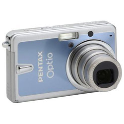 Pentax Optio S10 Digital Camera - Blue - 10 Megapixel - 3x Optical Zoom - 5.4x Digital Zoom - 2.5 Active Matrix TFT Color LCD