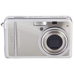 Pentax Optio S12 12 Megapixel Digital Camera with 6x Digital Zoom, 2.5 Color LCD, Face Recognition & Digital Shake Reduction - Silver