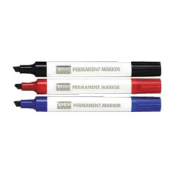 Sparco Products Permanent Marker, Chisel Point, 12/BX, Blue (SPR01521)