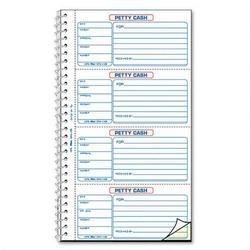Tops Business Forms Petty Cash Carbonless Receipt Book, Duplicate, 11 x 5 1/2, 200 Sets/Book (TOP4109)