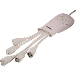Philips PowerSquid SPS1596WA/17 5-Outlets Power Strip - Receptacle: 5 - 3ft