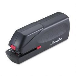 Swingline/Acco Brands Inc. Portable Electric Full Strip Stapler, 20 Sheet Capacity, AC or Battery, Black (SWI48200)