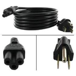 Abacus24-7 Power Cord For NoteBook 3 Prong Cable 6 ft