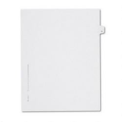 Avery-Dennison Preprinted Legal Side Tab Dividers, Tab Title 71, 11 x 8 1/2, 25/Pack (AVE82269)