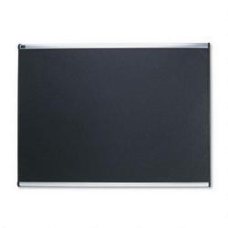 Quartet Manufacturing. Co. Prestige® Black Embossed Foam Bulletin Board, 48 x 36, Aluminum Frame (QRTB344A)
