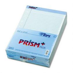 Tops Business Forms Prism™ Plus Legal Rule Writing Pads, Letter, Pastel Blue, 50 Sheets/Pad, 12/Pack (TOP63120)