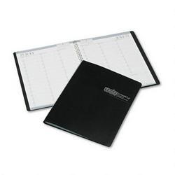 House Of Doolittle Professional Planner Ruled 1 Week/Spread with 15 Min. Appts, 8 1/2 x 11, Black (HOD27202)
