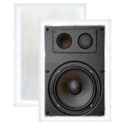 Pyle PDIW67 6 1/2 Two-Way In-Wall Enclosed Speaker with Directional Tweeter