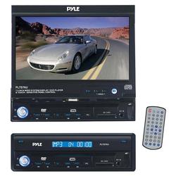 Pyle PLTS76U Car Video Player - 7 TFT LCD - NTSC, PAL - 16:9 - DVD-R, CD-RW, Secure Digital (SD) - DVD Video, Video CD, MP3 - AM, FM