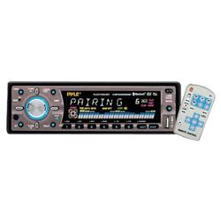 Pyle Plus PLCD70MUBT Car Audio Player - CD-R, CD-RW, Secure Digital (SD) Card, MultiMediaCard (MMC) - CD-DA, MP3 - LCD - 200W - FM, AM