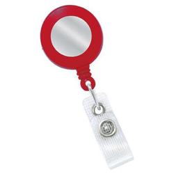 BRADY PEOPLE ID - CIPI RED 1-1/4IN (32MM) PLASTIC CLIP-ON BAD (2120-3106)
