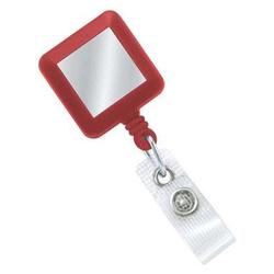 BRADY PEOPLE ID - CIPI RED 1- 5/16IN (33MM) CLIP-ON SQUARE BA