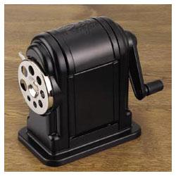 Hunt Manufacturing Company Ranger 55 Table or Wall Mount Heavy Duty Pencil Sharpener, Black (HUN1001)