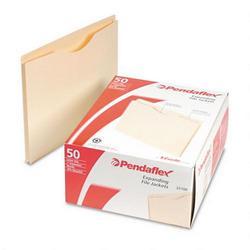 Esselte Pendaflex Corp. Recycled Manila File Jackets, Double Ply Tab, 1 Expansion, Letter, 50/Box (ESS22100)