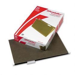 Esselte Pendaflex Corp. Recycled Standard Green Hanging File Folders, Legal, 1/5 Cut Tabs, 25/Box (ESS81622)