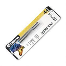 Zebra Pen Corp. Refills for F301/F402 & Silver Select™ 500 Ballpoint Pens, Medium, Blue, 2/Pack (ZEB85422)