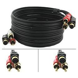 Abacus24-7 S-Video + RCA Audio Cable 3ft