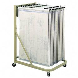 Safco Products Safco Mobile Blueprint Stand - Steel - Sand