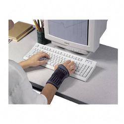 Safco Products Safco Remedease Singlewrap Wrist Support - 5.5 x 6.5 - Black