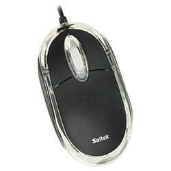 Saitek PM09ABK Notebook Optical Mouse - Optical - USB - 3 x Button