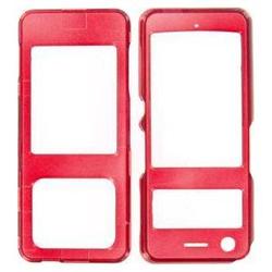 Wireless Emporium, Inc. Samsung M620 Upstage Trans. Red Snap-On Protector Case Faceplate