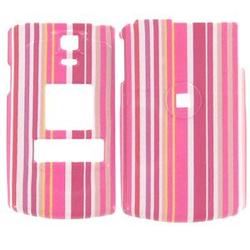 Wireless Emporium, Inc. Samsung SCH-U740 Pink Stripes Snap-On Protector Case Faceplate