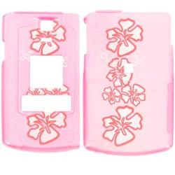 Wireless Emporium, Inc. Samsung SCH-U740 Trans. Pink Hawaii Snap-On Protector Case Faceplate