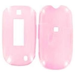 Wireless Emporium, Inc. Samsung SGH-T329 Stripe Trans. Pink Snap-On Protector Case Faceplate